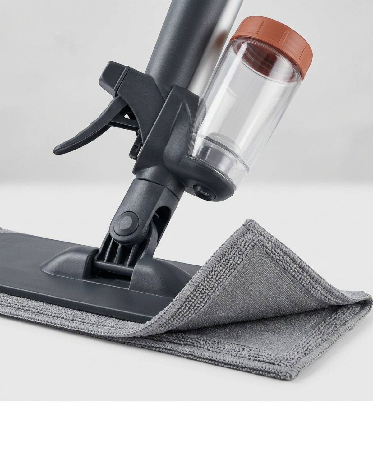 Zolan Spray Flat Mop 130 cm with 600 ml Tank Terracotta - Detail view