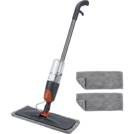 Zolan Spray Flat Mop 130 cm with 600 ml Tank Terracotta - Product view