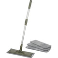 Zolan Telescopic Flat Mop 45 cm with 3 Pads Olive Gray - Product view
